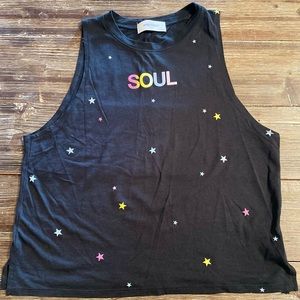 SOUL by SOULCYCLE NWOT STAR BOXY TANK SIZE Medium